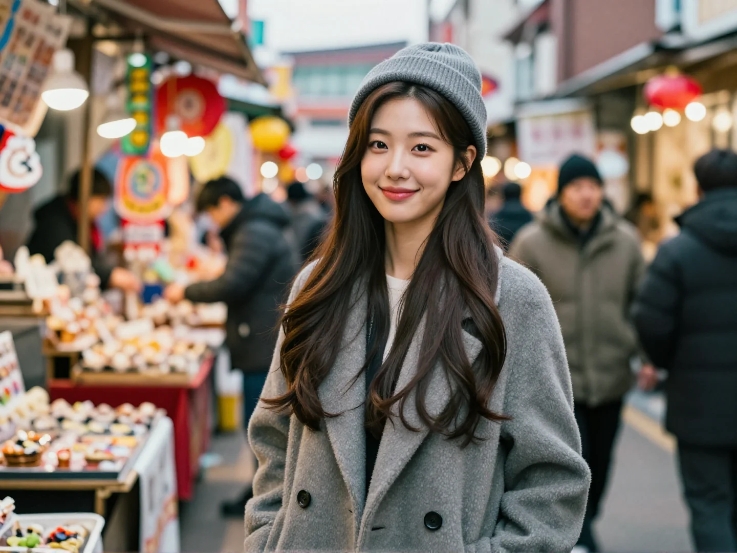 남지현 겨울 무스탕 코디05